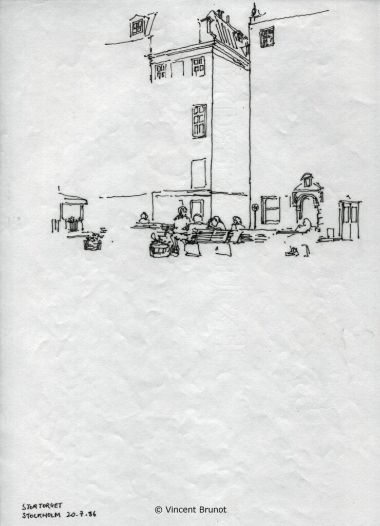 Stockholm07, Stockholm - Dessin de Vincent Brunot