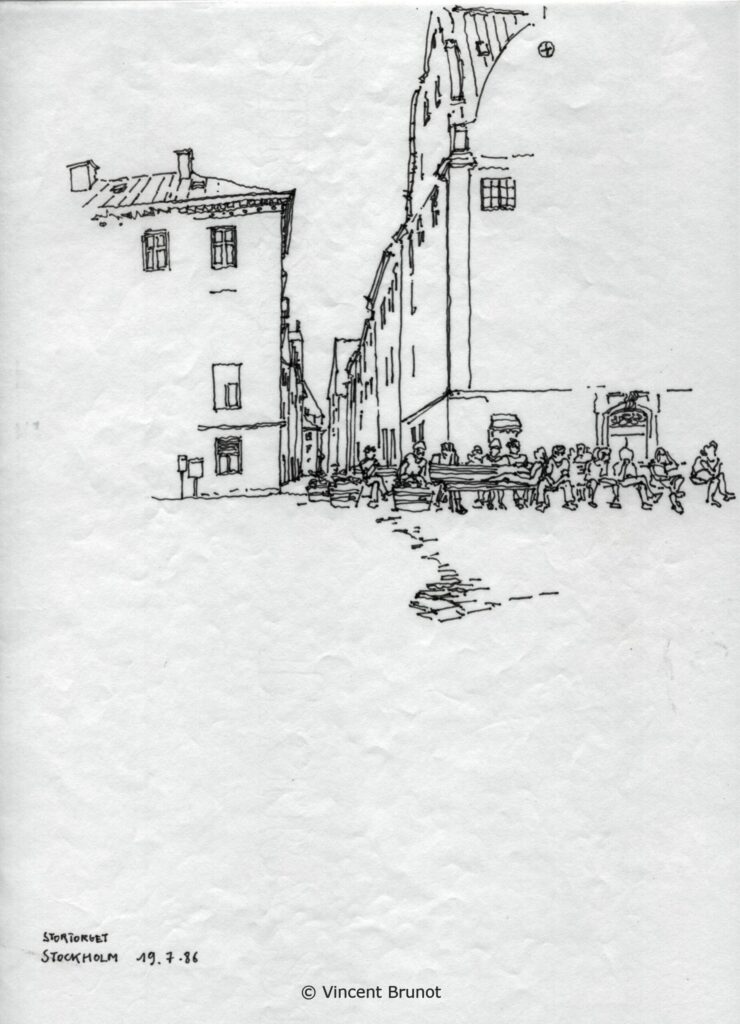 Stockholm09, Stockholm - Dessin de Vincent Brunot