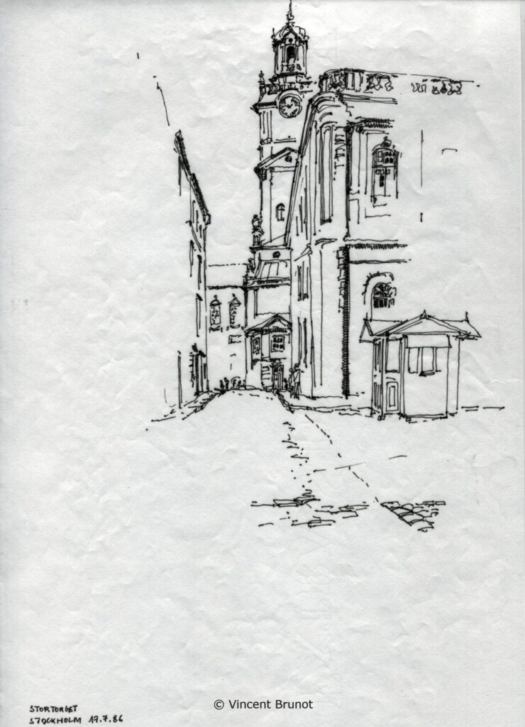 Stockholm11, Stockholm - Dessin de Vincent Brunot