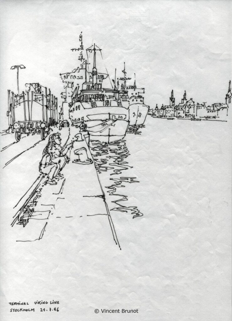 Stockholm13, Stockholm - Dessin de Vincent Brunot