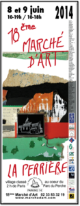 Lauréat ex aequo du prix du public 2014 – 18ème Marché d’art de La Perrière