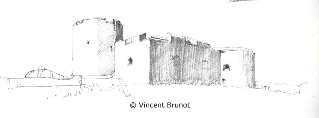 Chateaudiffvuedebiais, Marseille - Dessin de Vincent Brunot