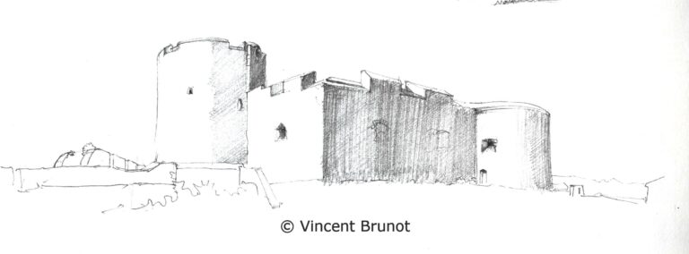 Chateaudiffvuedebiais, Marseille - Dessin de Vincent Brunot