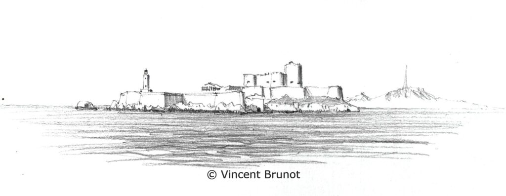 Chateaudiffvuegenerale, Marseille - Dessin de Vincent Brunot