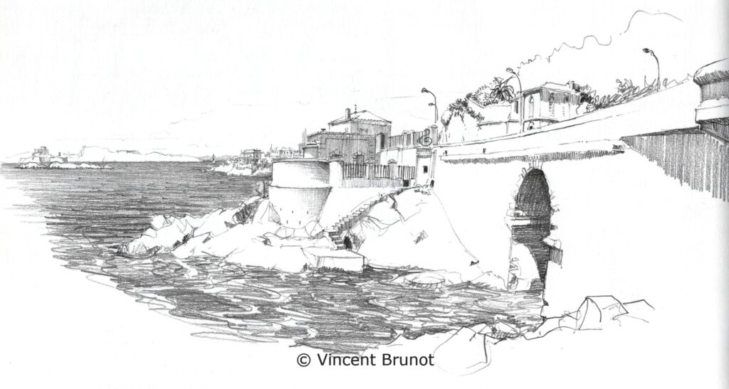 Corni, Marseille - Dessin de Vincent Brunot