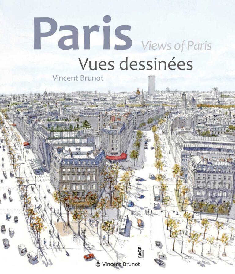 Couv paris vues dessinées, Paris - Dessin de Vincent Brunot