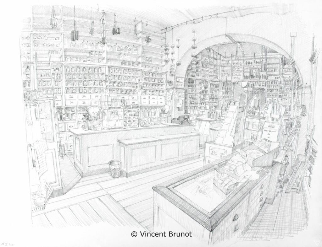 Da Toso, Trieste - Dessin de Vincent Brunot