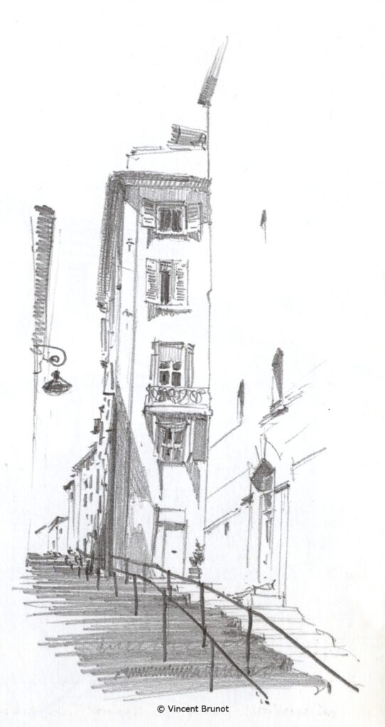 Equartierdupanier, Marseille - Dessin de Vincent Brunot