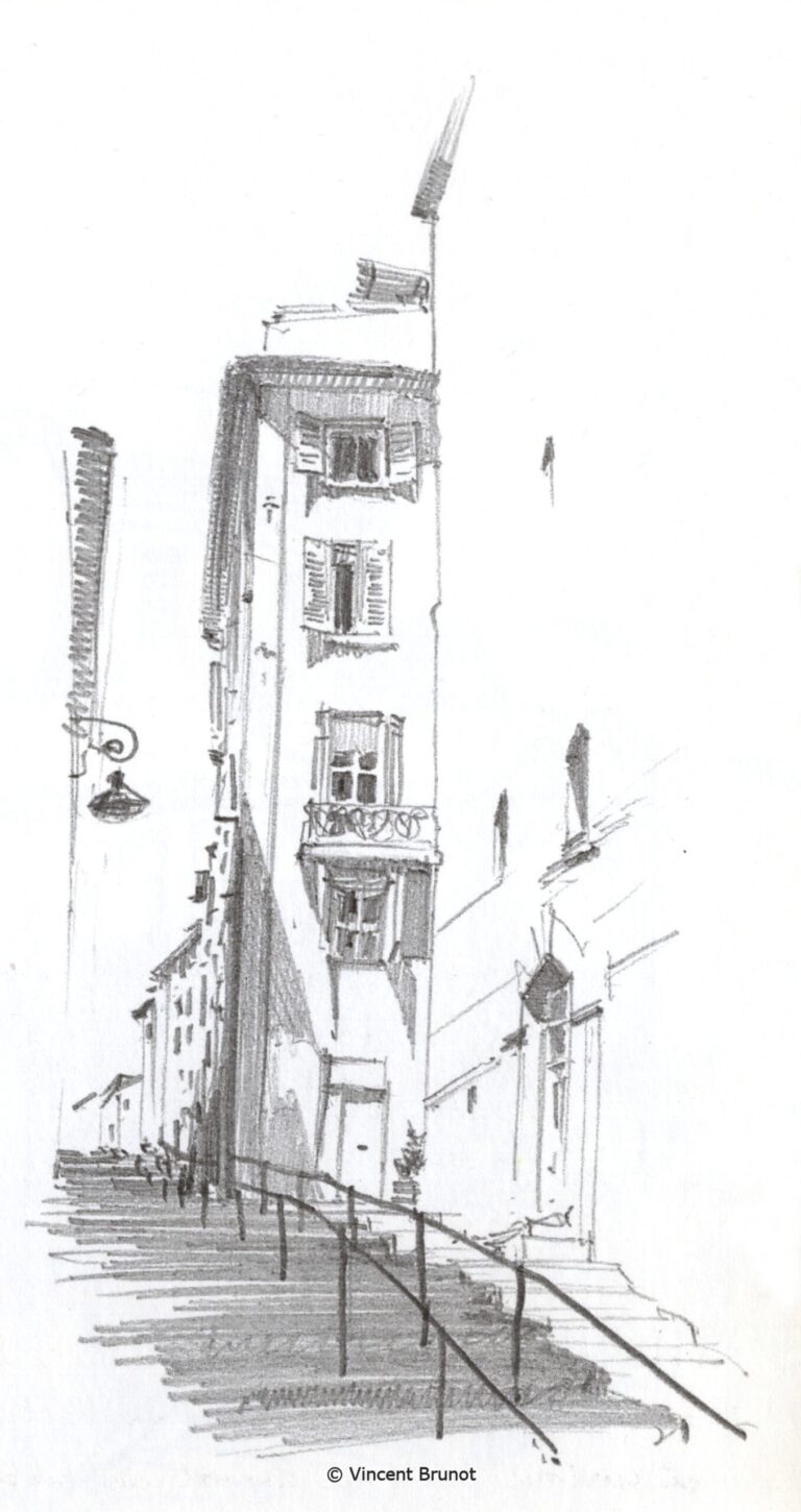 Equartierdupanier, Marseille - Dessin de Vincent Brunot