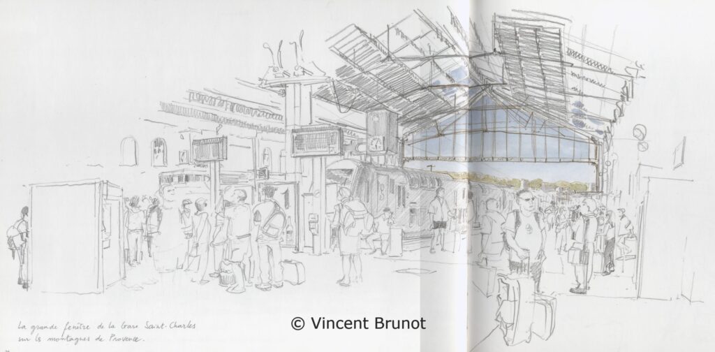 Garequai, Marseille - Dessin de Vincent Brunot