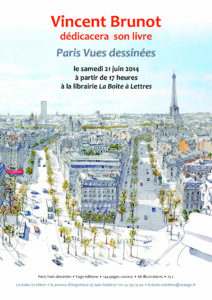 Séance de dédicace à Asnières-sur-Seine (juin 2014)