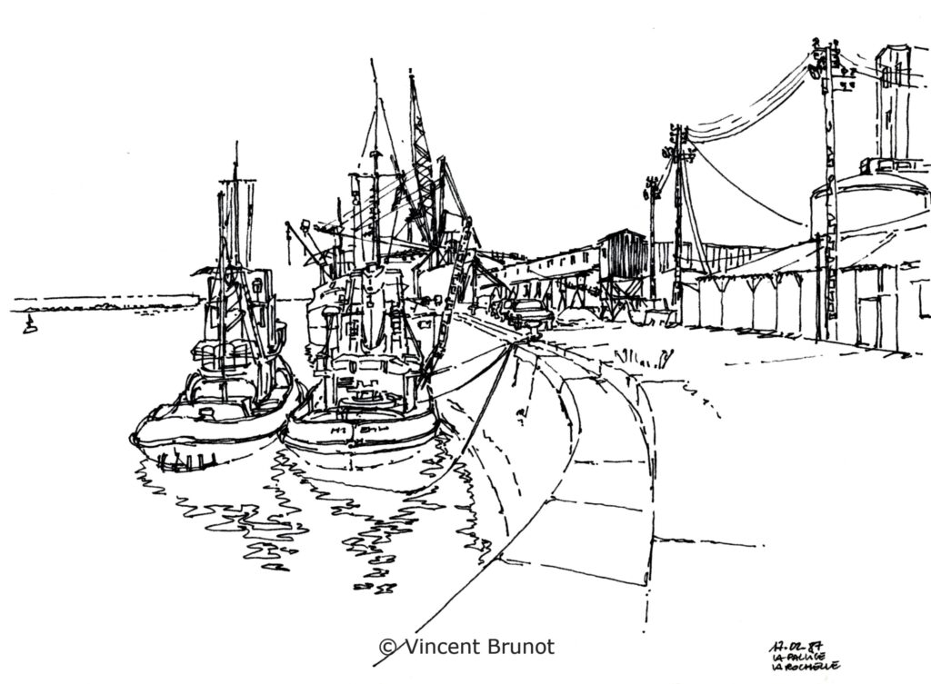 Lapallice, La Rochelle - Dessin de Vincent Brunot