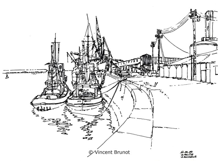 Lapallice, La Rochelle - Dessin de Vincent Brunot