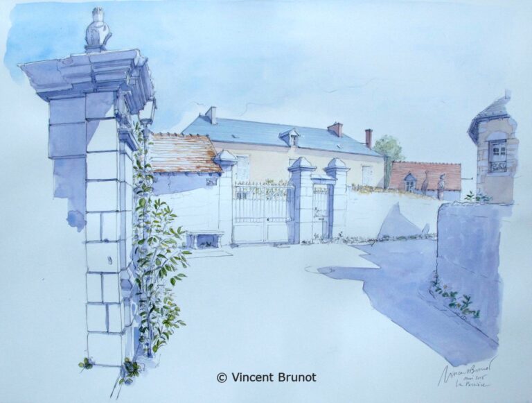 Laperriere11, La Perrière - Dessin de Vincent Brunot
