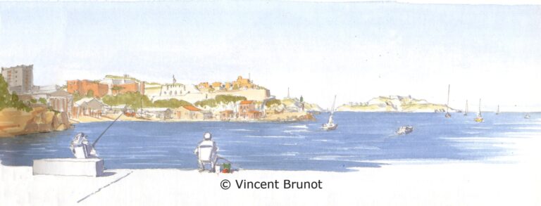 Larade, Marseille - Dessin de Vincent Brunot