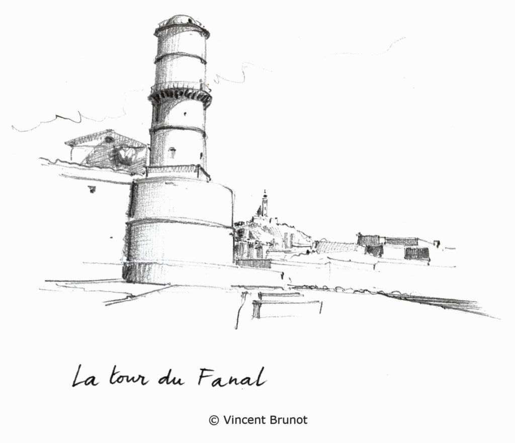 Latourdufanale, Marseille - Dessin de Vincent Brunot