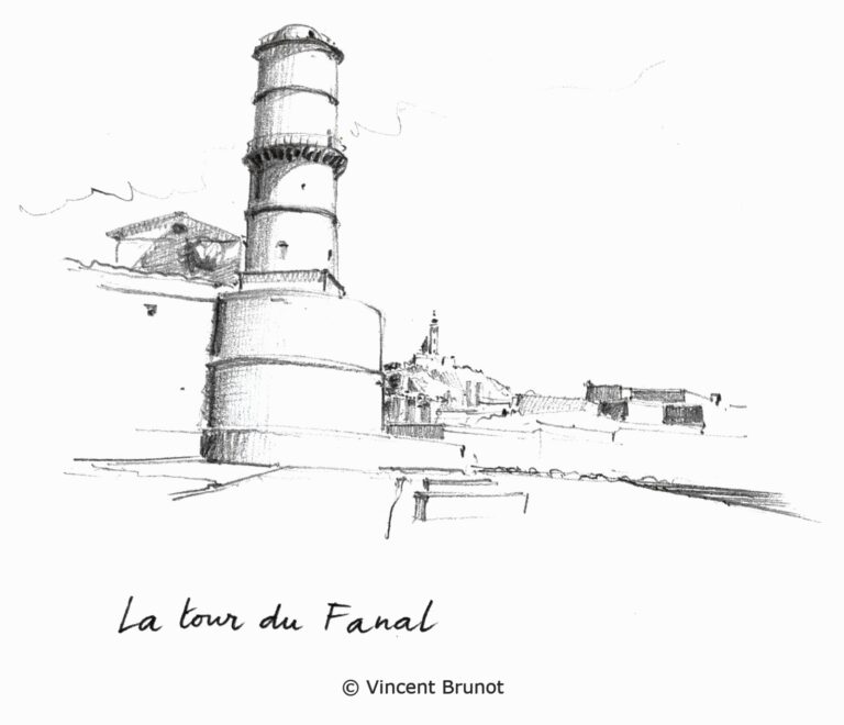 Latourdufanale, Marseille - Dessin de Vincent Brunot