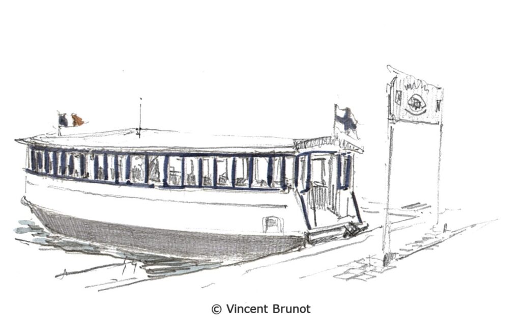 Leferryboatduport, Marseille - Dessin de Vincent Brunot