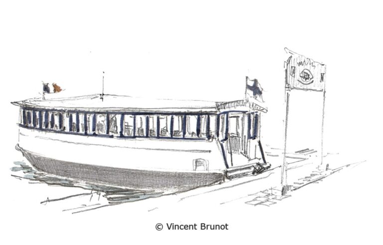 Leferryboatduport, Marseille - Dessin de Vincent Brunot