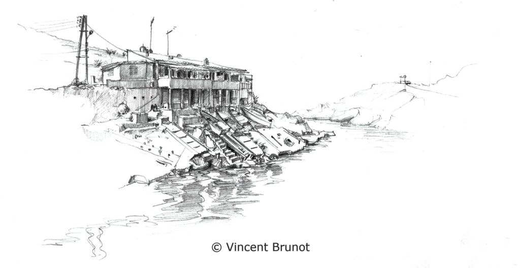 Lescabanonsdecallelogue, Marseille - Dessin de Vincent Brunot