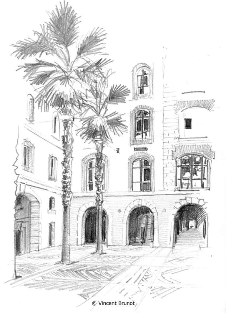 Lesdockinterieur, Marseille - Dessin de Vincent Brunot