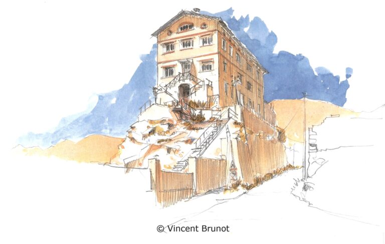 Lestaque, Marseille - Dessin de Vincent Brunot