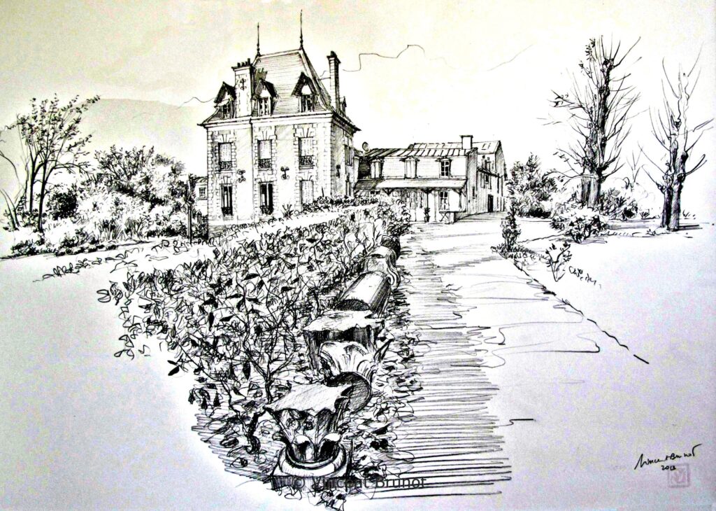 MaisondeRodin, Meudon - Dessin de Vincent Brunot