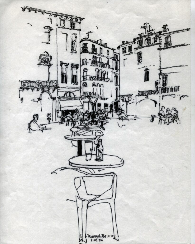 Montpellier02, Montpellier - Dessin de Vincent Brunot