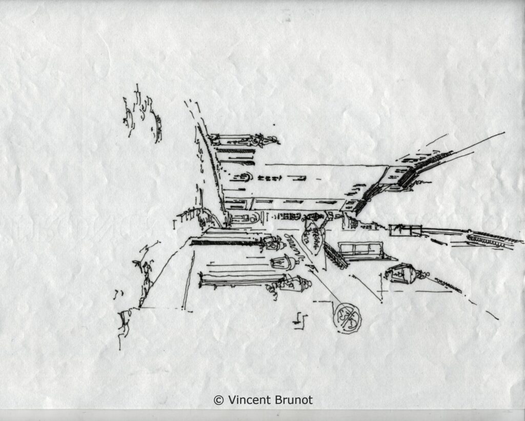 Montpellier04, Montpellier - Dessin de Vincent Brunot