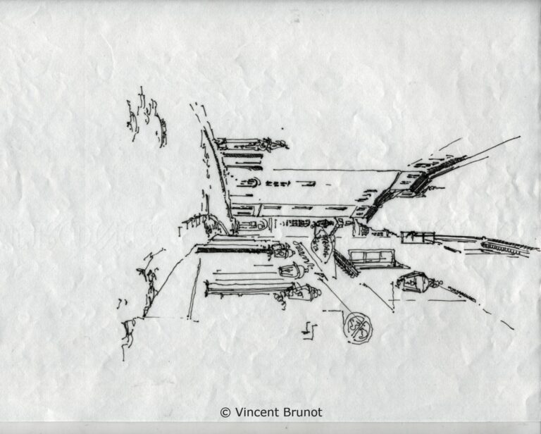 Montpellier04, Montpellier - Dessin de Vincent Brunot