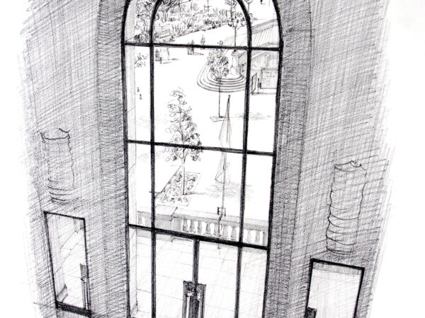 Place de la mairie vue du centre administratif