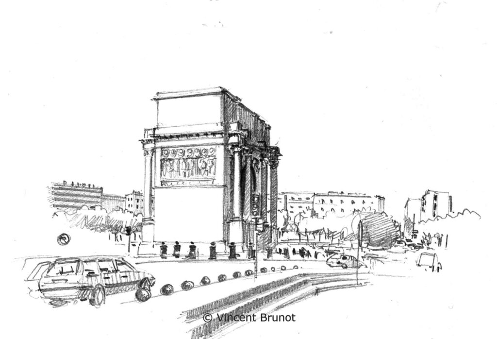 Portedaix, Marseille - Dessin de Vincent Brunot