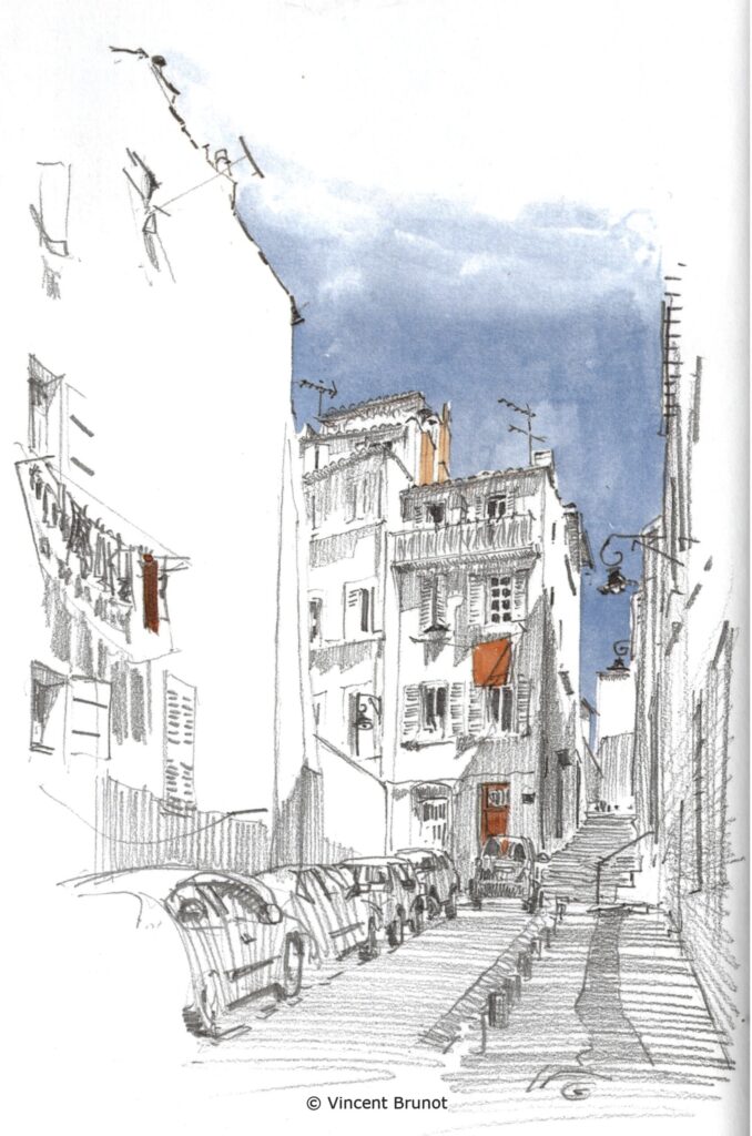 Ruefonderievielle, Marseille - Dessin de Vincent Brunot