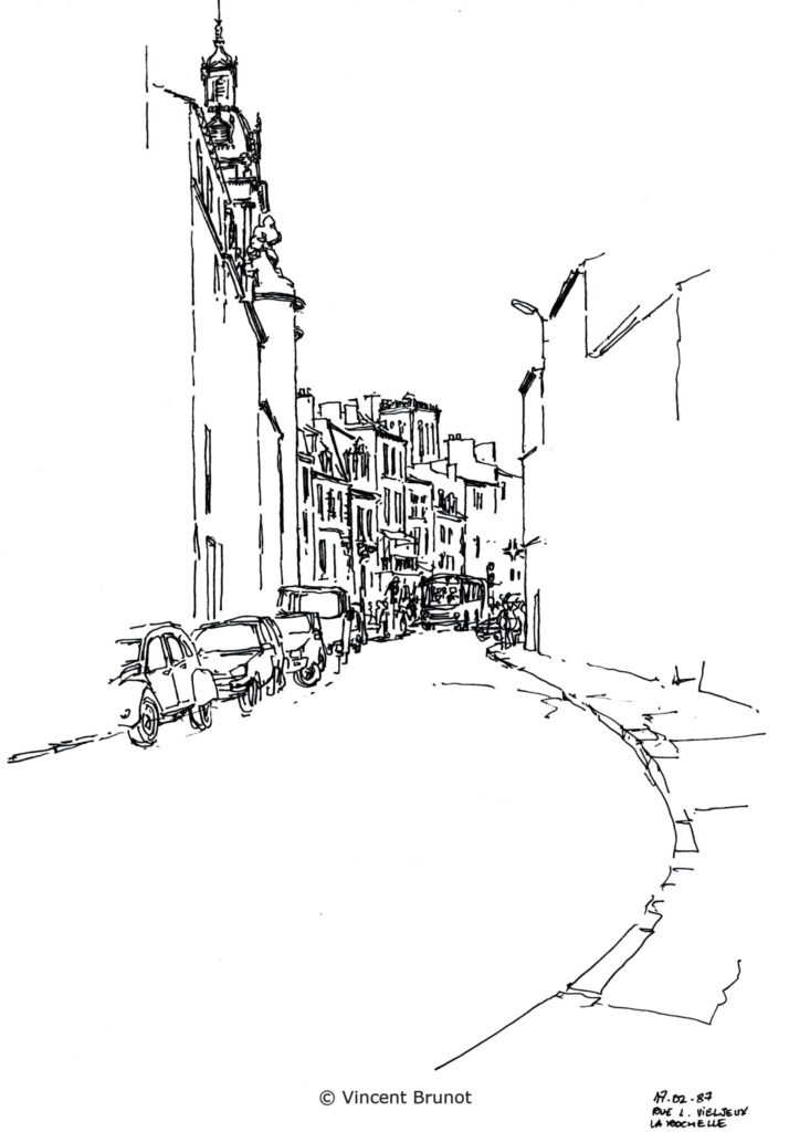 Ruelvieljeux, La Rochelle - Dessin de Vincent Brunot