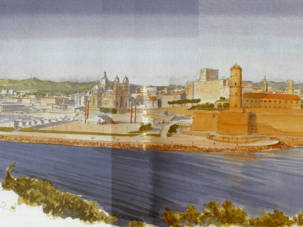 vuedes jardin du pharo des docks